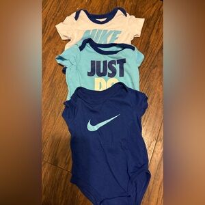 Nike Kids Blue and Light Blue Tees